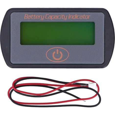 Affichage batterie LY7S tension d'entrée 8-63V compatible lithium 2S-16S, voltmètre LED précision, pour vélo électrique, outil sans fil, pack 2-16 éléments. (1/5)