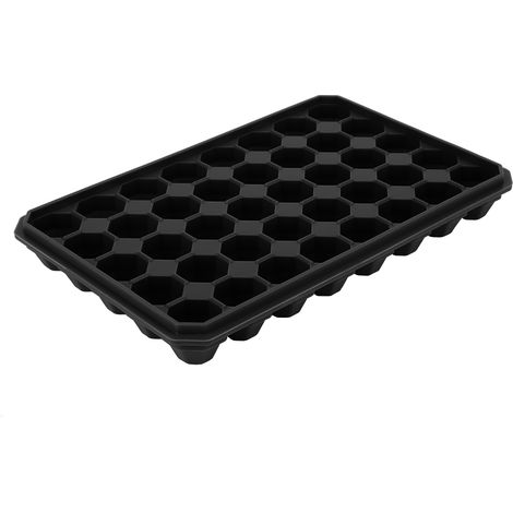 Moule à glaçons en silicone à 40 compartiments avec couvercle amovible, accessoires de cuisine, noir (1/5)