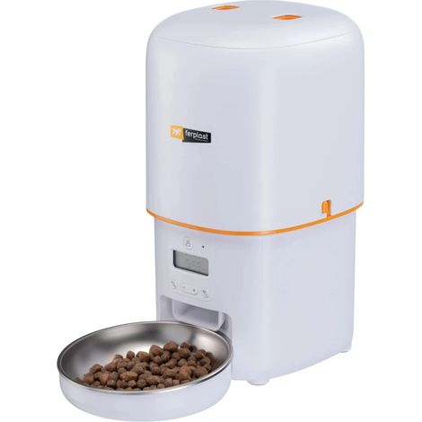 distributore automatico di cibo per cani e gatti ferplast "risto pet" 4 lt