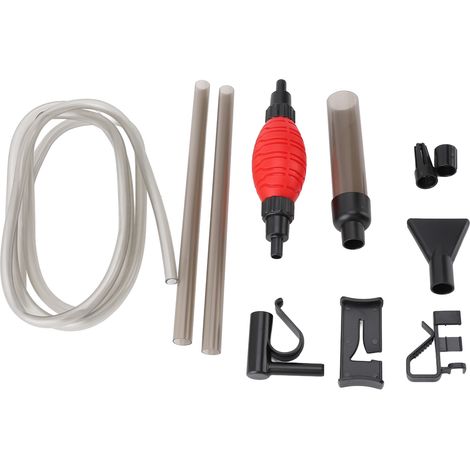 Aspirateur à siphon pour aquarium, aspirateur pour gravier et sable, aspirateur pour aquarium, nettoyeur de gravier manuel, changeur d'eau pour aquarium (1/5)
