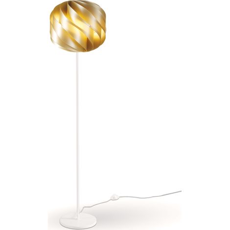 Piantana Moderna Globe Polilux ® New Gold E Metallo 1 Luce E27 (1/2)