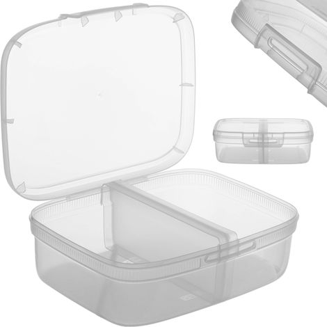 Boîte alimentaire rectangulaire avec séparateur Snap Box Transparent 1,8 L. Curver (1/5)