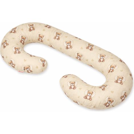Almohada de embarazo tipo C para mujeres embarazadas para dormir y dar el pecho + funda extraíble - Misiove love (1/4)