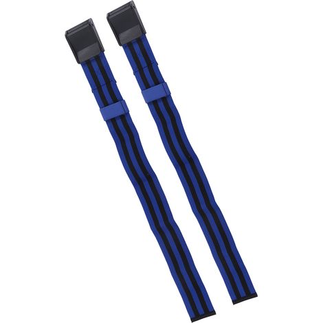 Bandes d'Occlusion Sanguine 64cm pour Bras - Bleues, Renforcement Musculaire et Entraînement (1/5)