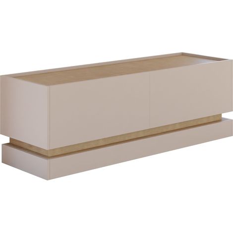 Meuble TV Comfivo Tilia I, Cachemire + Chêne, Le nombre de portes: 0, Nombre de tiroirs: 0, 150x47x37cm