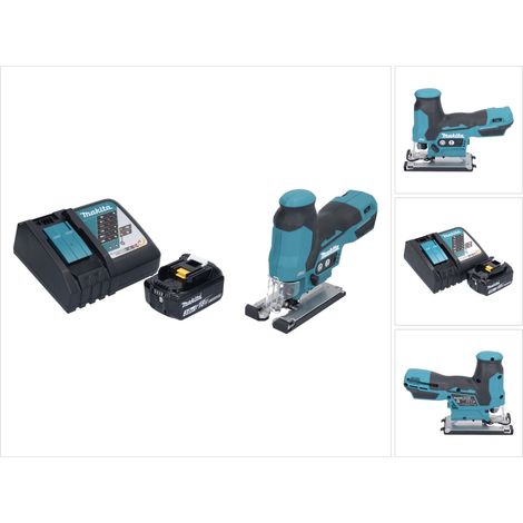 Seghetto alternativo a batteria Makita DJV 185 RF1 18 V brushless + 1x batteria ricaricabile 3,0 Ah + caricabatterie