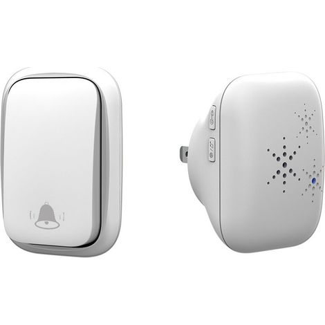 Lauwexe – Sonnette sans fil étanche IP68 pour une utilisation extérieure – Autonome – Résistante à la neige et à la pluie – Portée étendue pour une installation facile (FMY)-AquaForge