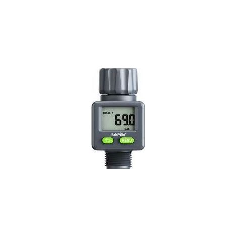 Compteur d'eau avec affichage LED – Minuterie d'arrosage 4 modes – Capteur Hall intégré – Étanchéité IPX6 pour usage extérieur