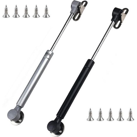Aougo – Vérin à gaz 100N pour porte de cuisine – Amortisseur hydraulique 27 cm – Charge max 10 kg – Installation facile avec vis (1/5)