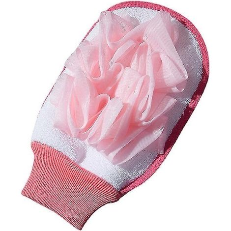 Gants de bain et de douche, gants exfoliants pour le corps, accessoires pour serviettes, brosse sèche Body Elf (1/5)