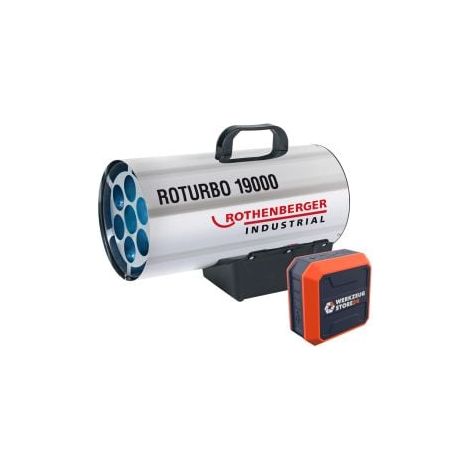 ROTHENBERGER Industrial Cannone riscaldante ROTURBO 19000 con Piezo incluso altoparlante Bluetooth - 1500000051