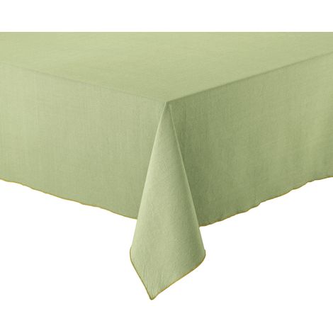 VIVARAISE - Nappe domestique Winkler Grace en coton recyclé 100%, couleur beige, 180 x 350 cm (1/3)