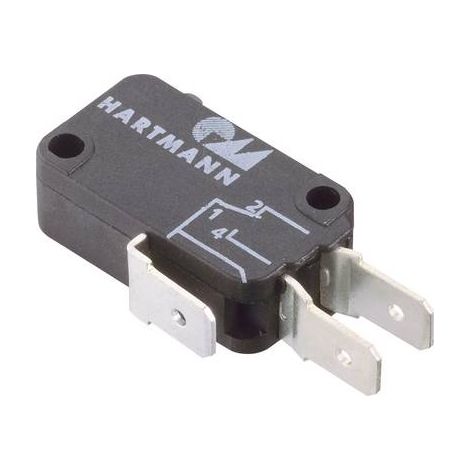PTR Hartmann 04G01C01X01A Microrupteur 04G01C01X01A 250 V/AC 16 A 1 x On/(On) à rappel 1 pc(s) W911171 (1/2)