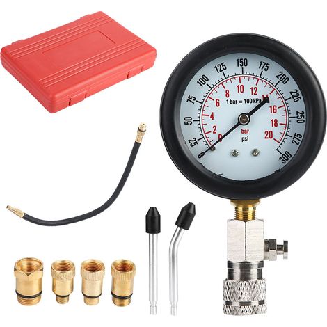 Testeur de compression moteur essence pour cylindre auto, kit de diagnostic pression moteur à essence, outil automobile universel (1/5)
