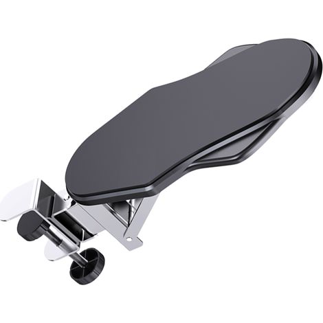 Irovami Repose-bras de bureau pivotant à 180°, support d'accoudoir pliable, repose-poignets, tablette ergonomique, extension de bureau pour ordinateur, pour la maison et le bureau (1/5)