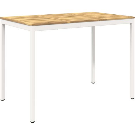 Mesa de Bar para Jardín Blanco 147 x 88,5 x 105 cm vidaXL