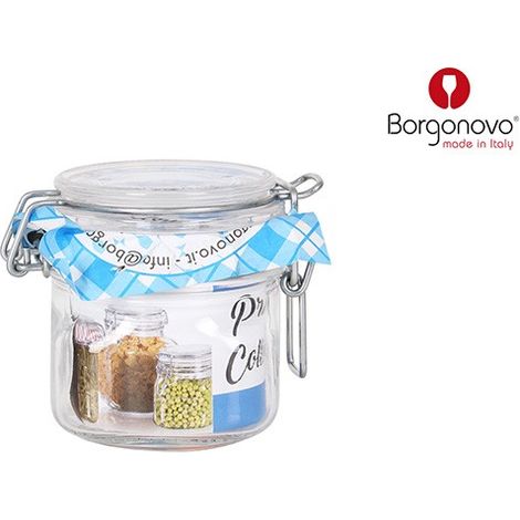 (6 u.) BOTE CRISTAL HERMETICO