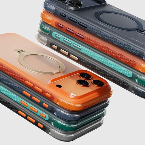 Torras - Ostand Q3 Air für iPhone 17 Pro / Pro Max - iPhone Hülle iPhone 17 Pro Max / Mitternachtsblau