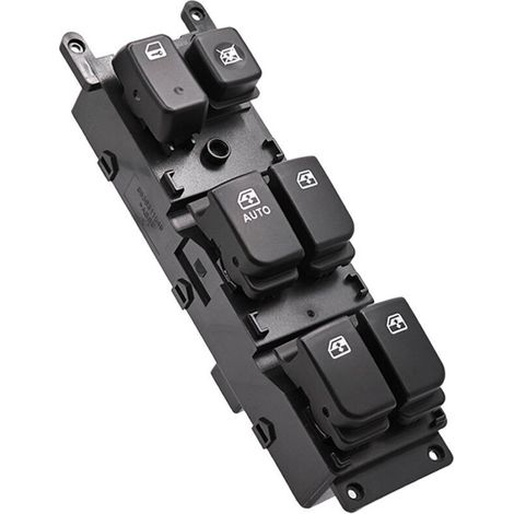 Interrupteur de lève-vitre 93570-1D1013W, compatible avec les Kia Rondo et Carens 2007-2012, commande la montée et la descente des vitres électriques, facile à utiliser.