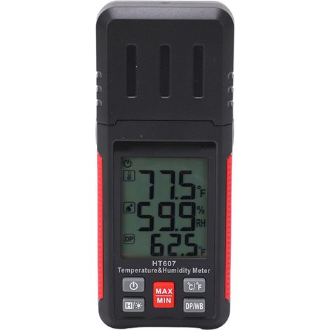 Hochpräzises elektronisches Thermometer-Hygrometer, digitales Temperatur- und Feuchtigkeitsmessgerät (1/5)