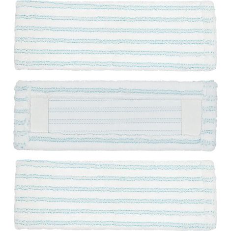 Kit de 5 pièces de rechange pour balai-serpillère - Balai-serpillère - Lingettes de rechange - 48 x 17 cm - Lingettes en microfibre - Compatible avec de nombreux systèmes - Pièces de rechange lavables (1/4)