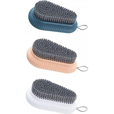 3 pièces Brosse de Nettoyage Polyvalente pour Vêtements et Chaussures Doux Non Abrasifs Facile à Tenir pour Usage Domestique Nettoyage et Délicat (1/5)