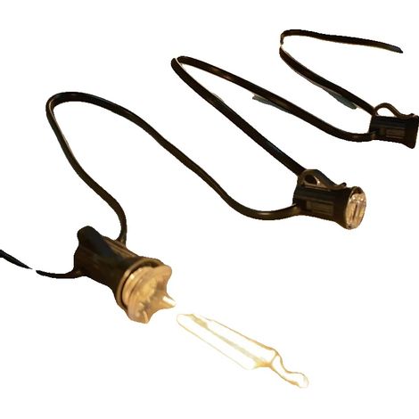 Guirlandes LED d'extérieur, ampoules incassables, design étanche, Corde noire chaude, Prise EU, 25M 40Ampoules (1/2)