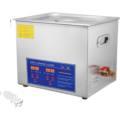 Nettoyeur Ultrasonique, Nettoyage en Profondeur, Design Convivial, 10L (1/2)