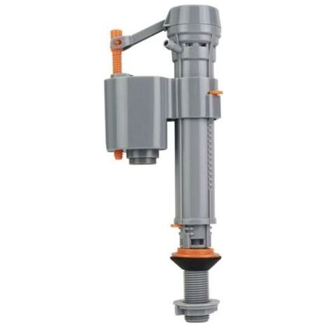 Flotteur WC Universelle,Vanne de Remplissage de Toilette,Robinet de Remplissage pour WC à Chasse d'Eau, Pièce de Rechange Haute Performance pour la Plupart des Toilettes(gris) (1/4)