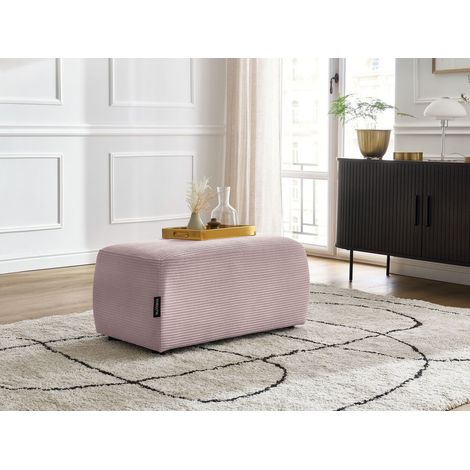 BOBOCHIC - Pouf ATILLA velours côtelé Violet (1/5)