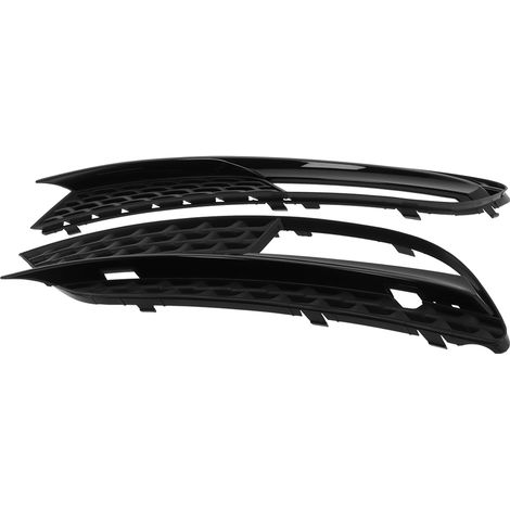 Unterer Kühlergrill, Frontstoßstange, schwarz, 2-teilig, Teilenummer 8T0 807 681 H, Ersatzteil links/rechts, kompatibel mit Audi A5 2012-2016 (1/5)