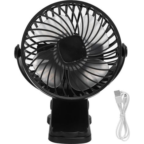 Ventilateur à pince portable rechargeable USB W-06 Mini-Online Store (1/5)