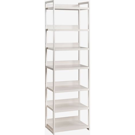 SKLUM Velunis 60x200 cm Regal aus Eisen Gardenia Weiß