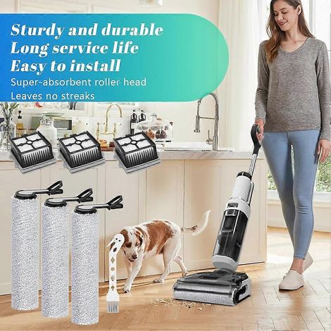 Brosse rotative et filtres pour aspirateur eau et poussière sans fil Tineco Floor One Stretch S6/S7 Stretch Ultra/Switch S6 (1/5)