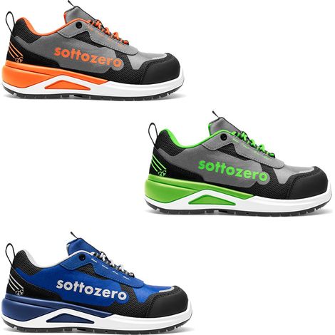 Scarpe Antinfortunistica S1PS ESD Suola Aerata Antipronazione Sottozero Modello JET Verde - 42 (1/5)