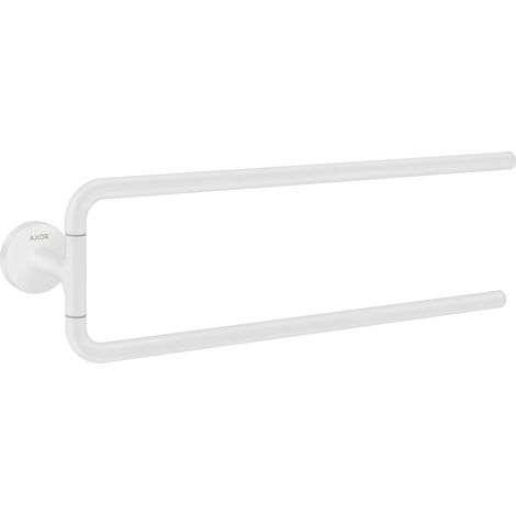 hansgrohe AXOR Toallero circular universal, de dos brazos,