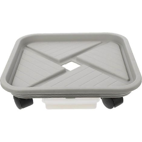 Plateau à plantes avec réservoir d'eau intégré, chariot à roulettes pour plantes, support pour plantes (1/5)