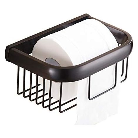 schwarzer Kupfer Badezimmer Papierhandtuchhalter WC