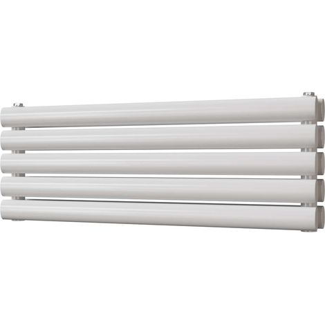 Omeara Axis - White Horizontal Radiator H290mm x W800mm Double Panel (1/3)