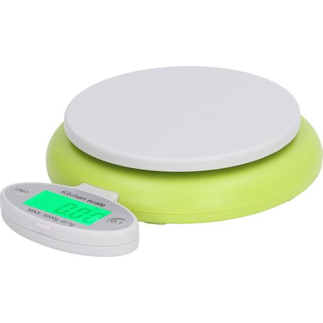 Balance de cuisine numérique avec écran LCD, fonction tare, pesée des aliments pour la pâtisserie, la cuisine, la préparation des repas et le café. (1/5)