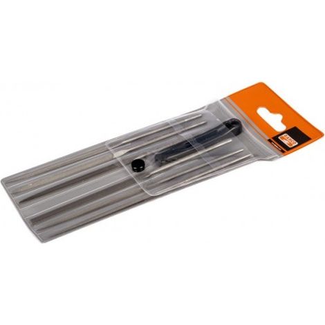 BAHCO - Jeu de limes aiguilles mi-douce, sans manche, 160 mm - 6 pcs (1/5)
