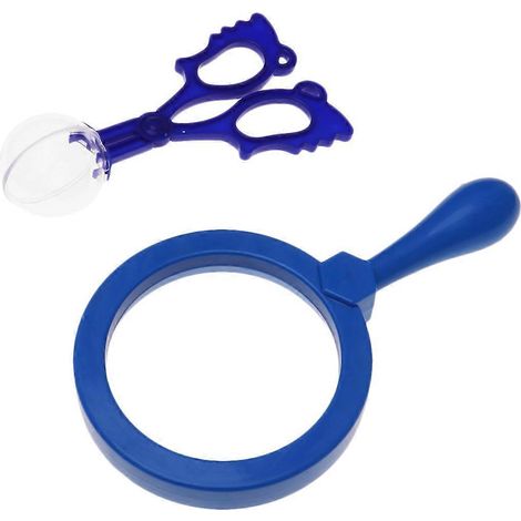 Pince anti-insectes pour enfants, loupe de lecture portable pour enfants-Blue (1/2)