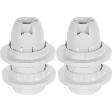 Komplette weiße E14-Schraubfassung für Lampensockel, geeignet für Stehlampen, Tischlampen und Kronleuchter, vielseitiges elektrisches Zubehör für die Innenbeleuchtung (1/5)