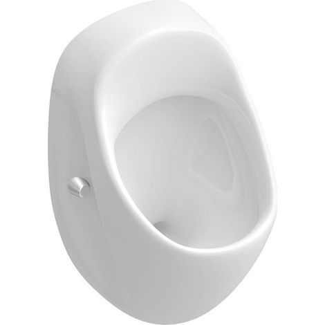 O.novo, Urinoirs, 285 x 515 x 310 mm, alimentation encastrée, En porcelaine sanitaire Blanc CeramicPlus
