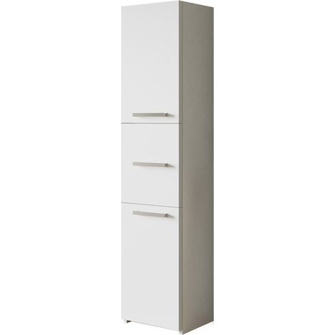Armoire de bain indépendante Comfivo 188 , À poser, Le nombre de portes: 3, 170x40x30cm, Stratifié, Nombre de tiroirs: 0 (1/4)