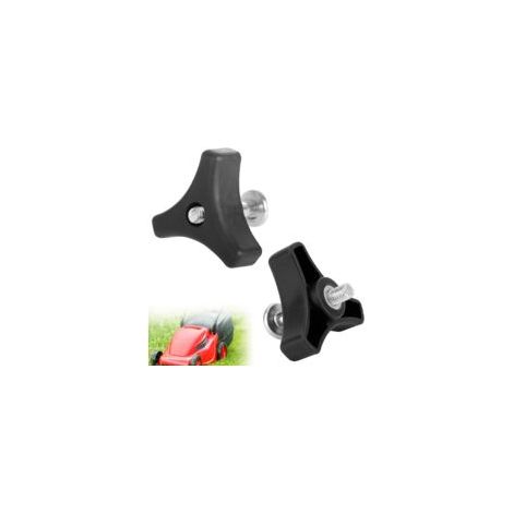 Boulon de Rechange pour Tondeuse à Gazon, Poignée Universelle de Tondeuse à Gazon, 2 Pièces Tondeuse à Gazon Triangle Poignée (1/5)