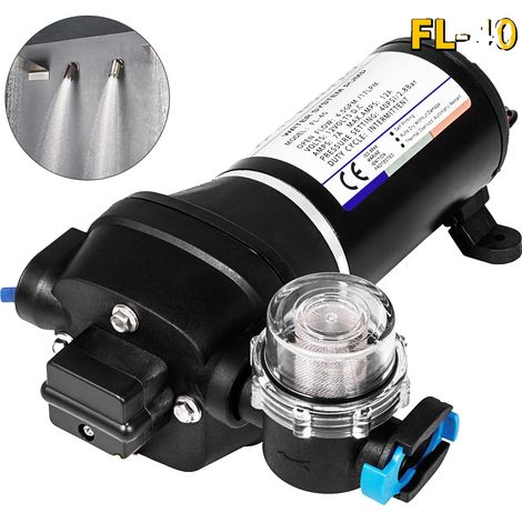 Pompa dell'acqua a membrana, portata 10 l/min, sistema ad alta pressione, FL-40 17 l 40 PSI (1/2)