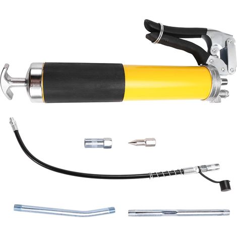 Remplissage de Graisse Portable Robuste de 8 000 PSI avec Tuyau Flexible de 18 Pouces (1/5)