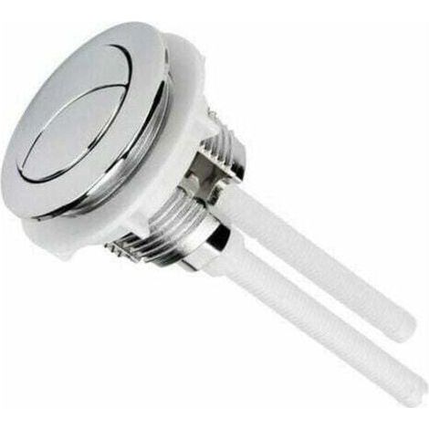1 paquet de bouton de chasse d'eau de toilette, bouton de toilette à double chasse de 38 mm, bouton de chasse d'eau de toilette (1/4)