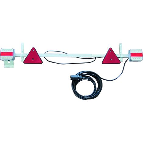 Rampe d'éclairage arrière télescopique led 12V